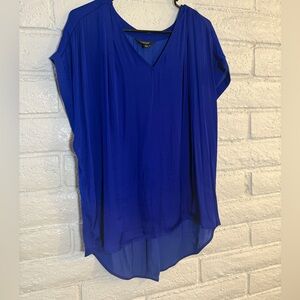 Simply Vera Vera Wang Royal Blue Blouse
